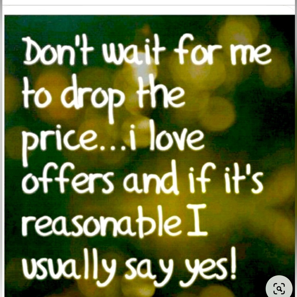 Reasonable offers are happily accepted. Bundle 3 items and save 10% !